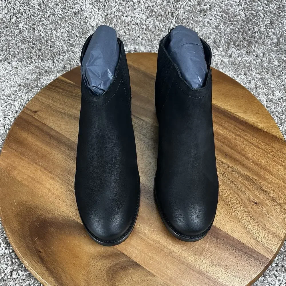NEW SoftWalk Women's Ramona Boots Loafer Black Size 7 W Wide Shoes S2156-001